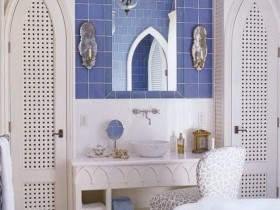 Ванная с элементами марокканского стиля