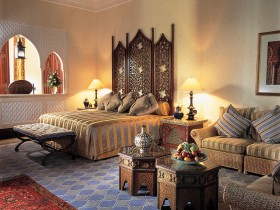 Роскошная спальня в марокканском стиле