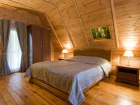 Современная спальня в русском стиле