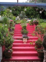 Креативная садовая лестница