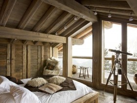 Спальня для подростка в стиле шале