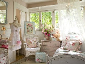Детская комната для девочки в стиле шебби шик