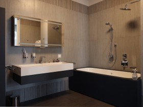 Интерьер современной ванной комнаты