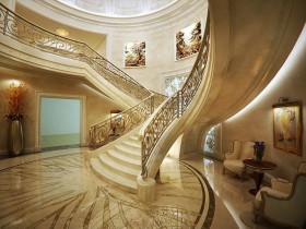Роскошный дизайн лестницы