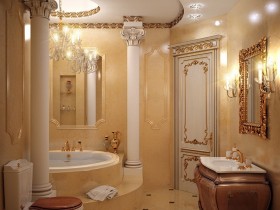 Ванная в классическом стиле