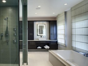 Дизайн большой ванной комнаты
