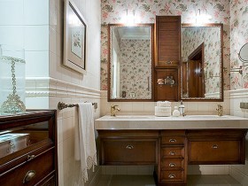 Дизайн ванной в викторианском стиле