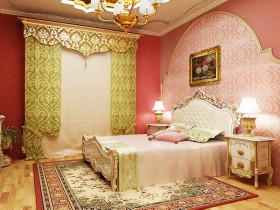 Современный арабский интерьер спальни